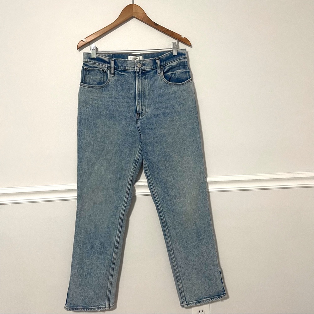 Abercrombie & Fitch • ultra high rise 90s straight with vent hem sz 30 / 10S - Picture 10 of 15